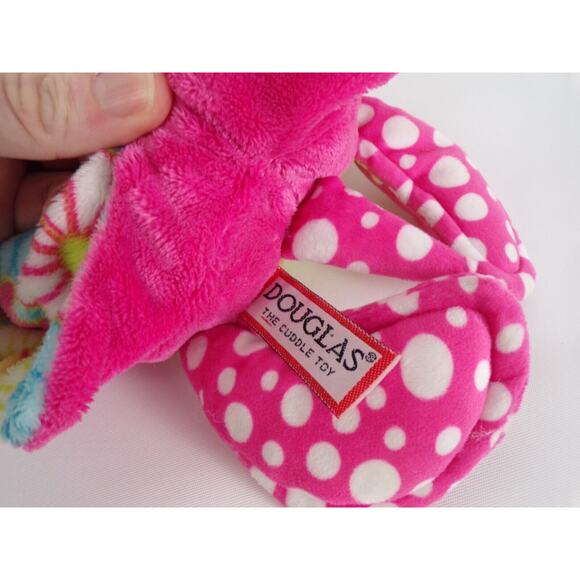 Plush Turtle Pink Flower Power Douglas 12” Stuffed Animal - Picture 3 of 4